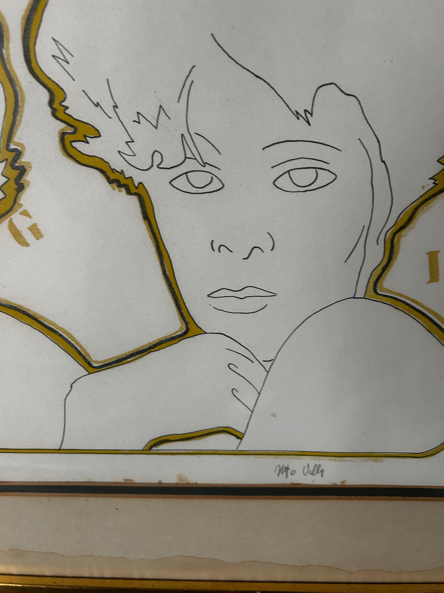 Signed and Numbered Lithograph by the Renowned Design Artist Mario Villa