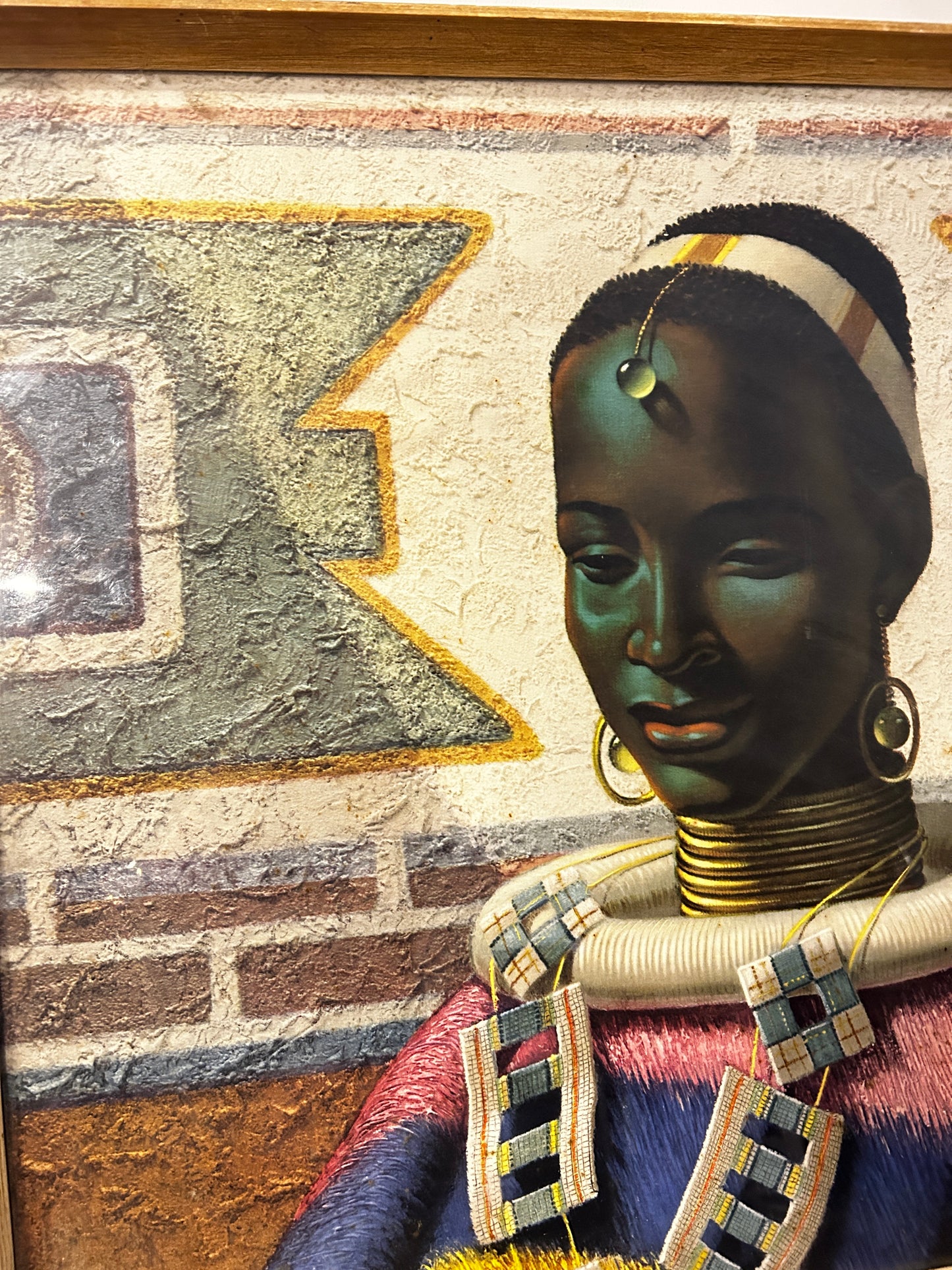 Rare “Ndebele Girl” print by Vladimir Tretchikoff