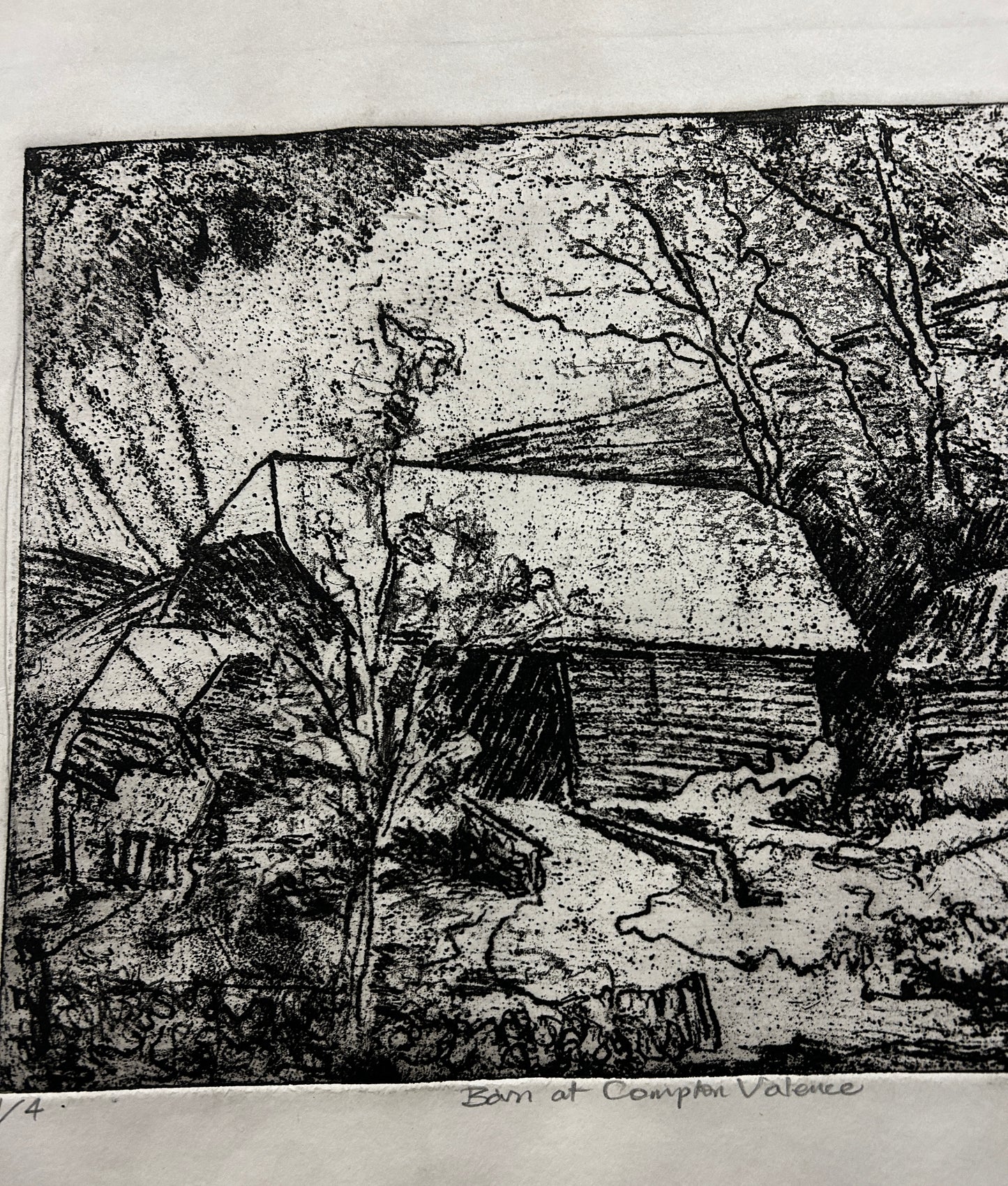 Barn at Compton Valence, by Christopher Browne