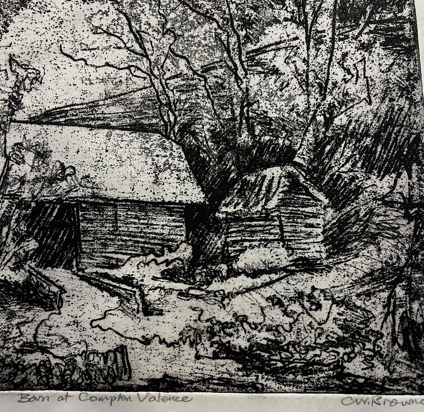 Barn at Compton Valence, by Christopher Browne