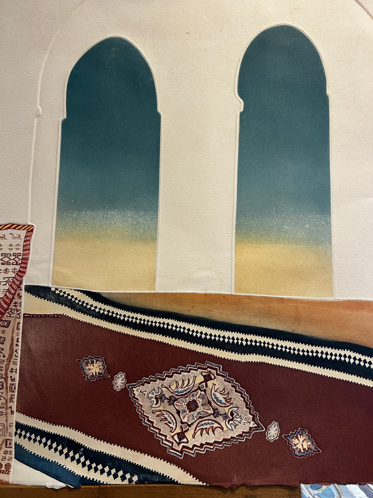 Rima Farah Limited Edition Embossed Signed Etching