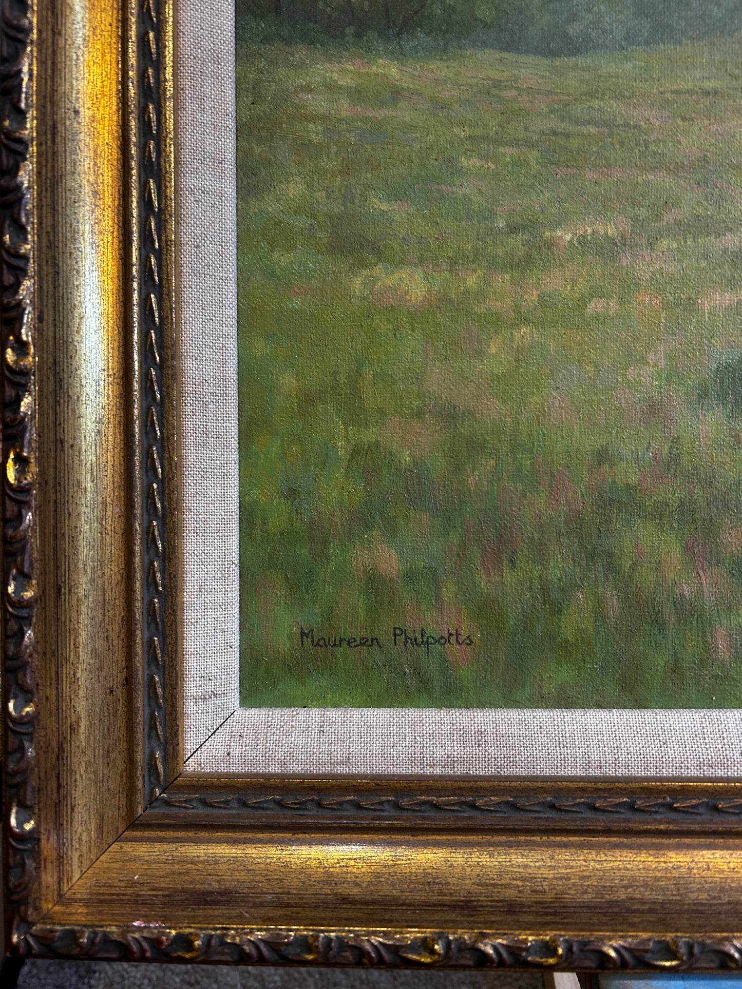 Mid Century Horse Portriat in Original Mod Brit Frame