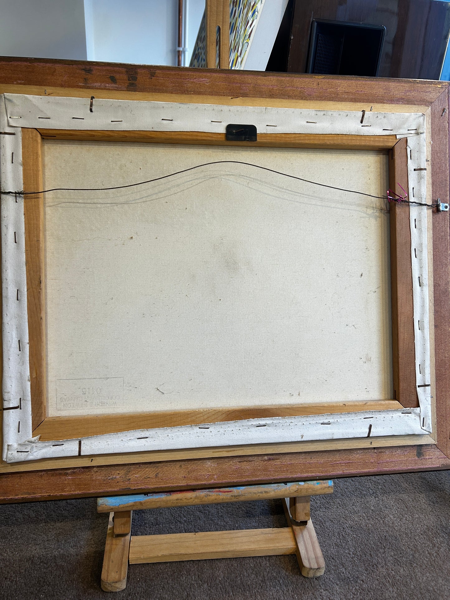 Mid Century Horse Portriat in Original Mod Brit Frame