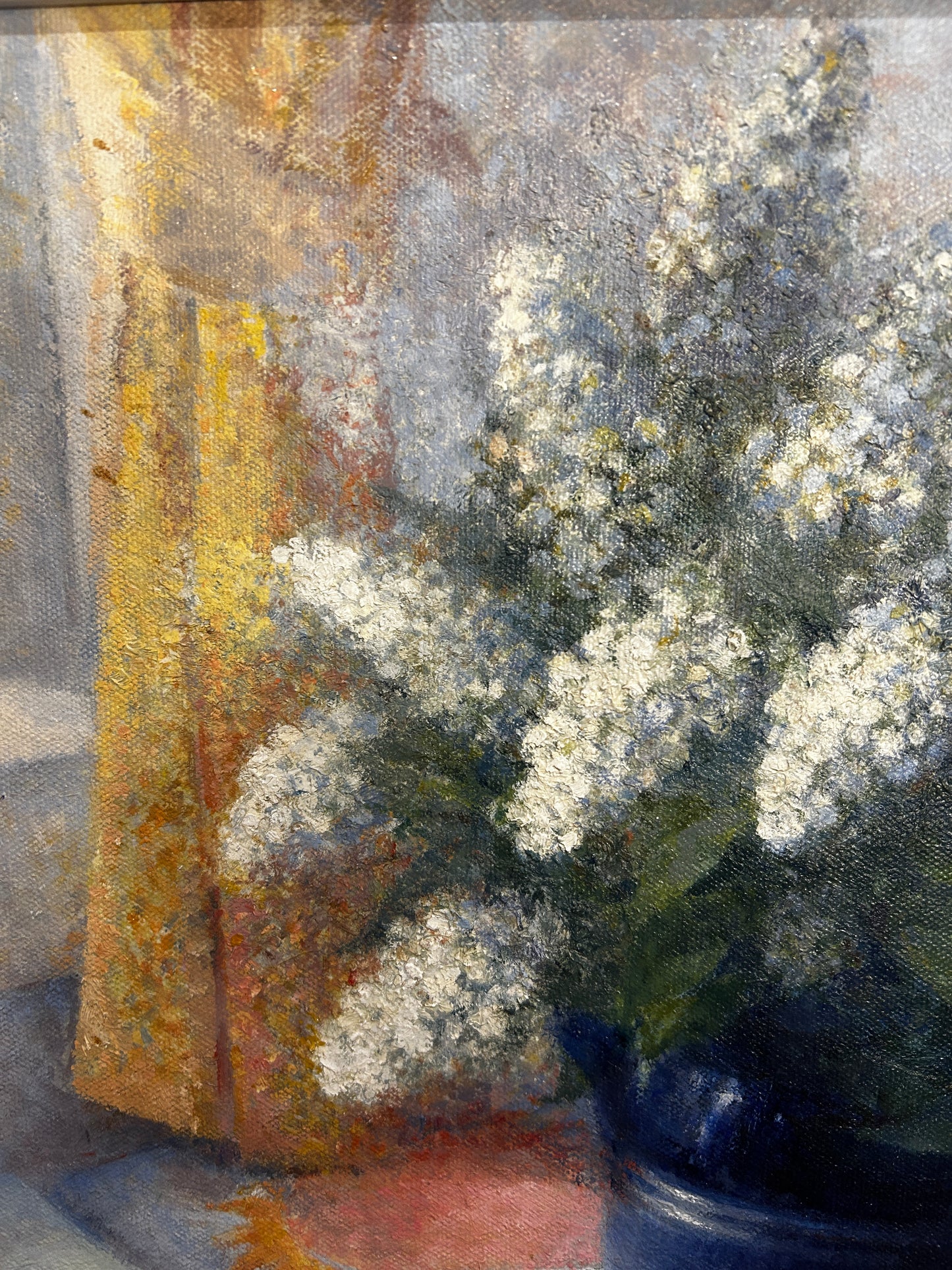 Still Life Spring Floral Oil on Canvas