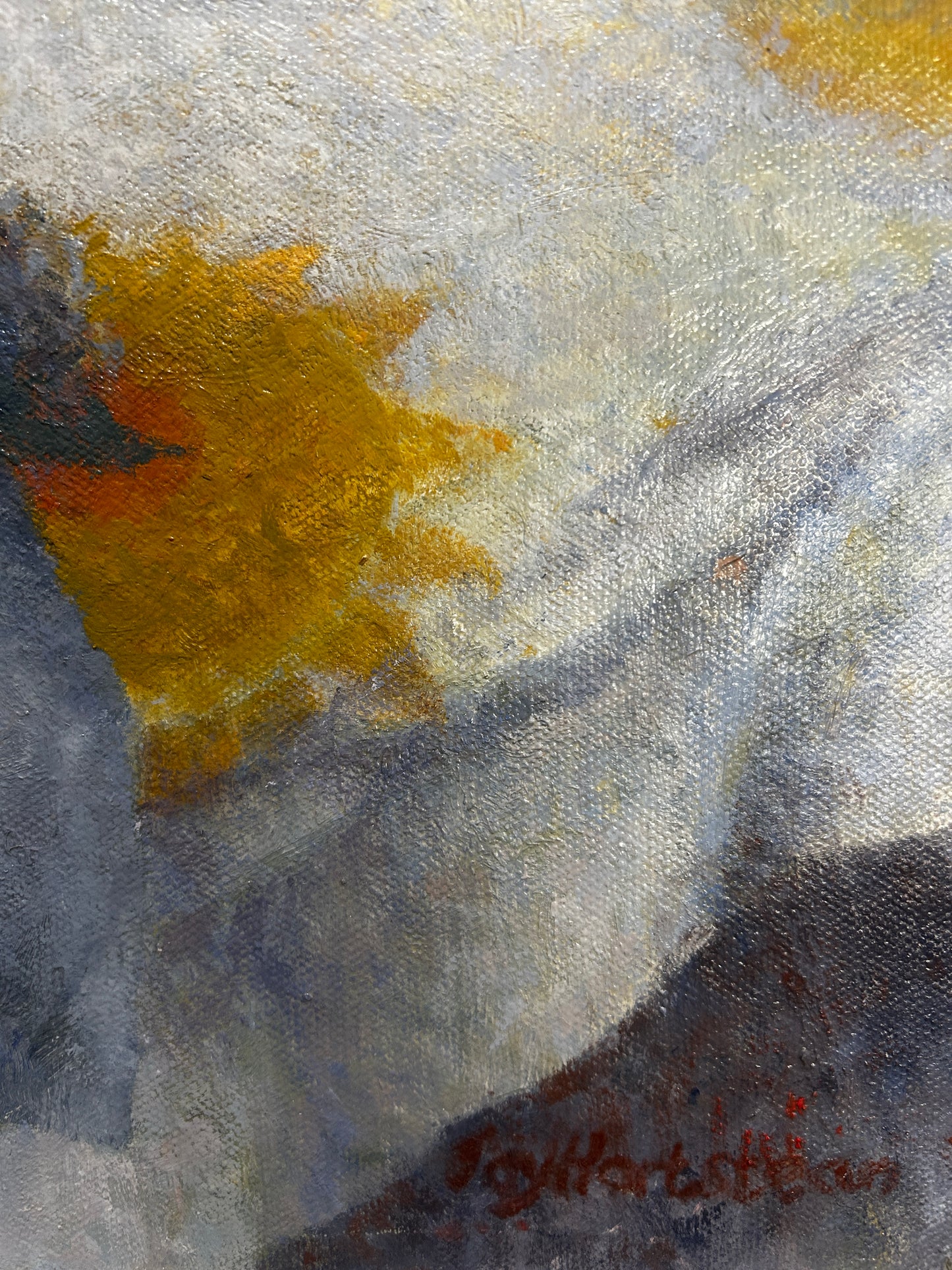 Still Life Spring Floral Oil on Canvas