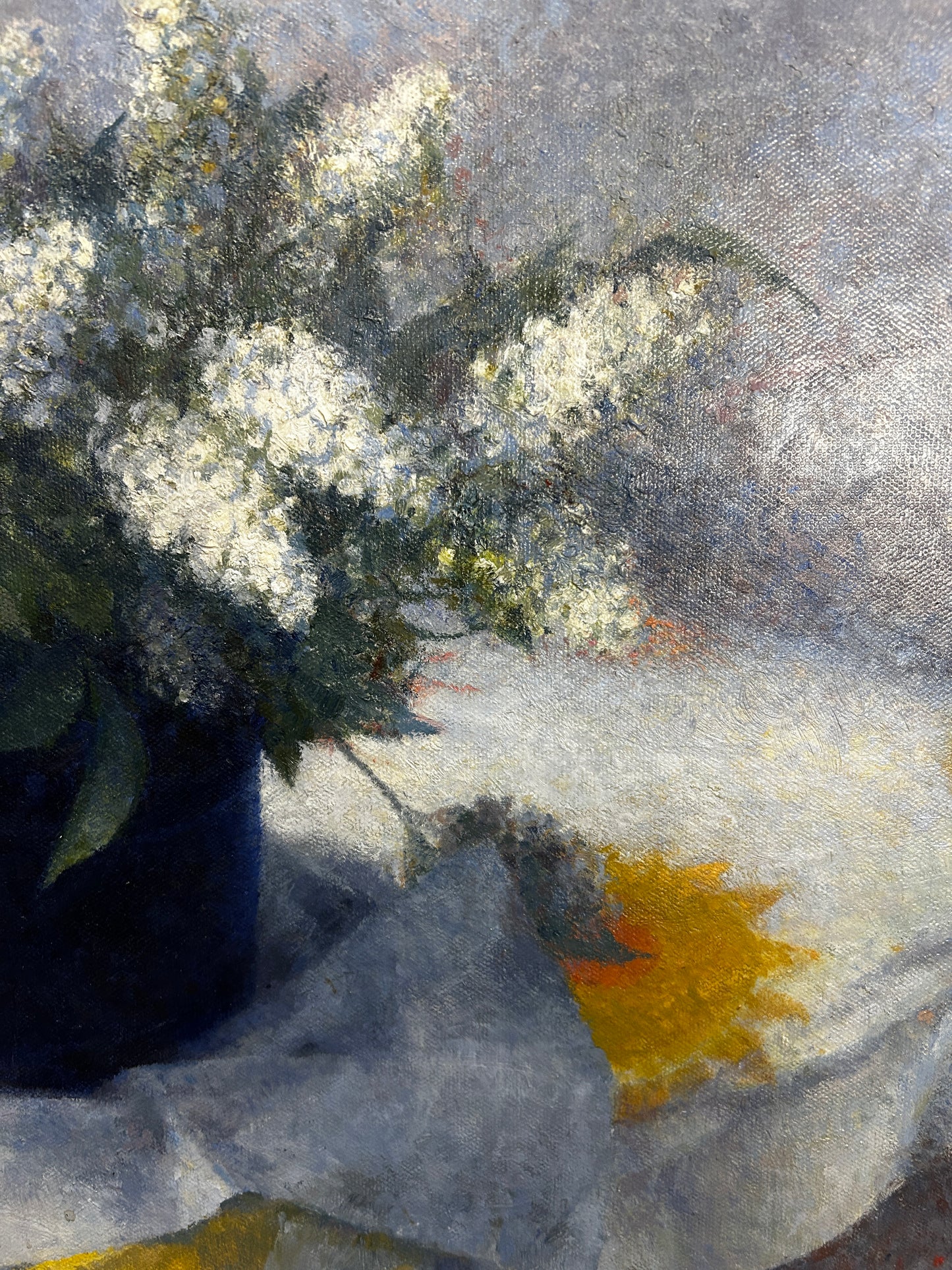 Still Life Spring Floral Oil on Canvas