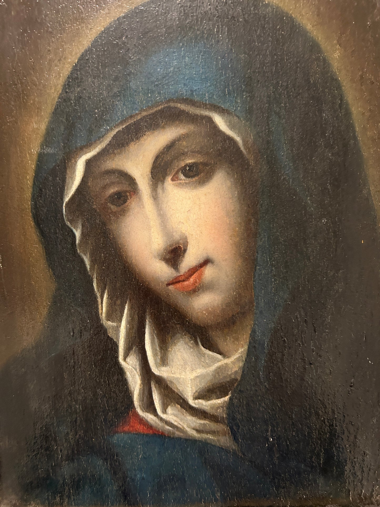 La Vergine Maria Olio su tavola (XVIII secolo o precedente) 