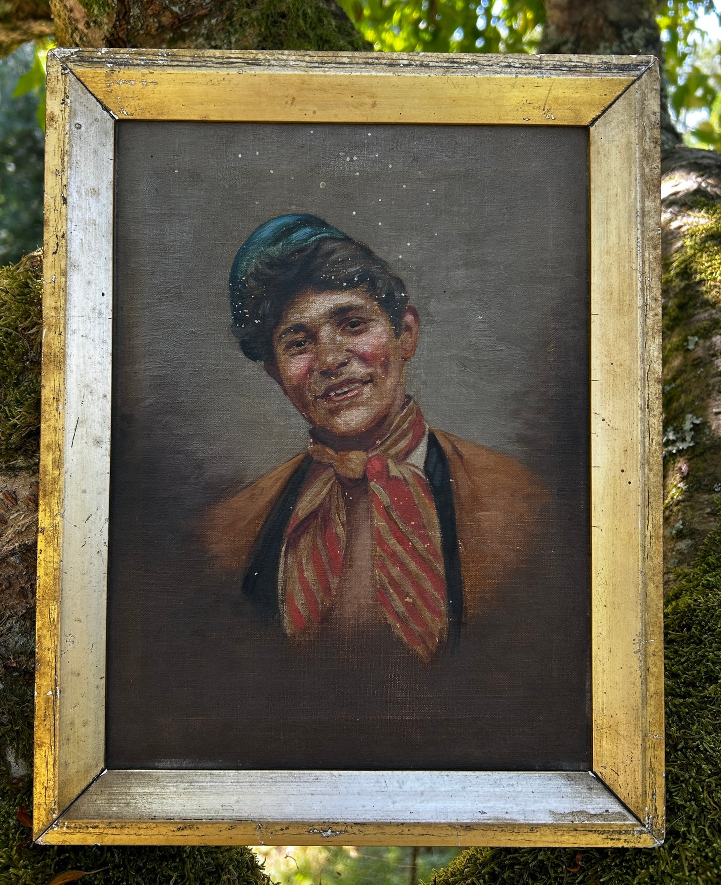 Italian School Early 19th C Male Portrait by Vincenzo Busciolano 1841-1925