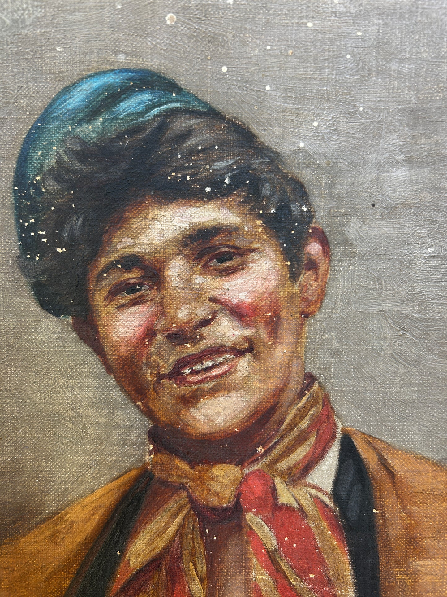 Italian School Early 19th C Male Portrait by Vincenzo Busciolano 1841-1925