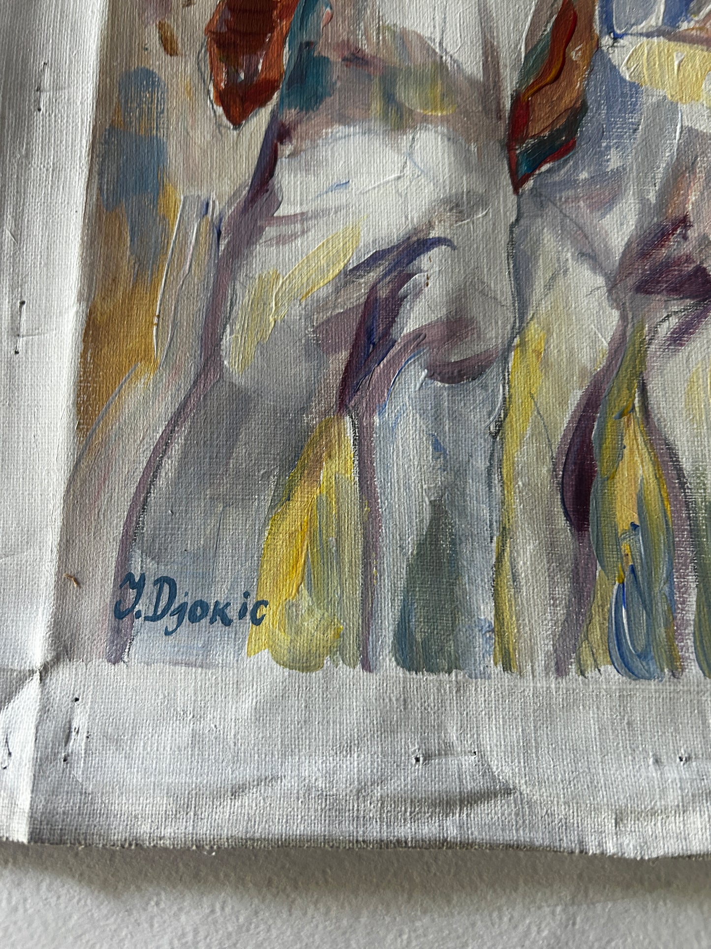 Original Painiting titled "Harbor Life" by Jelens Djokic