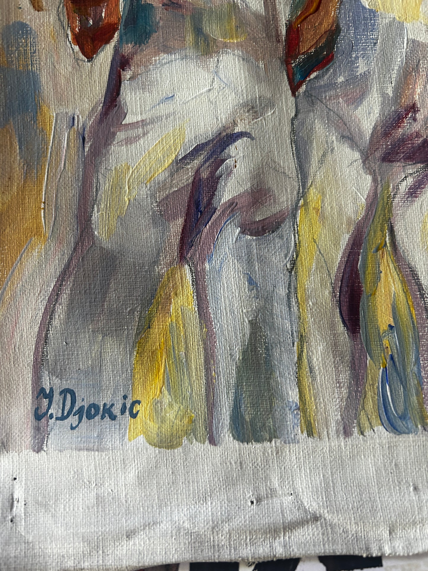 Original Painiting titled "Harbor Life" by Jelens Djokic