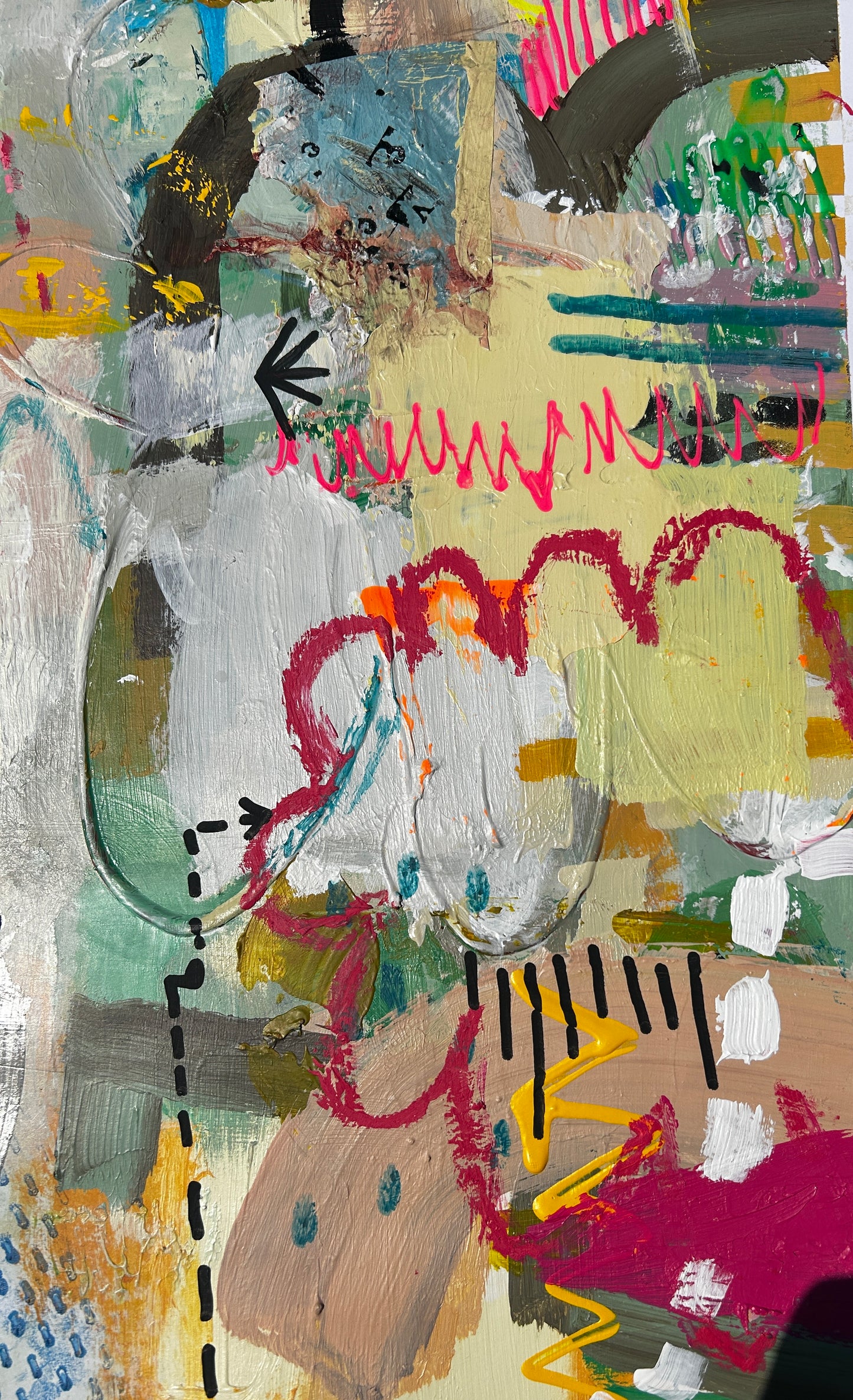 Breathe Deeper by Jenny Furman Acrylic on Linen Signed