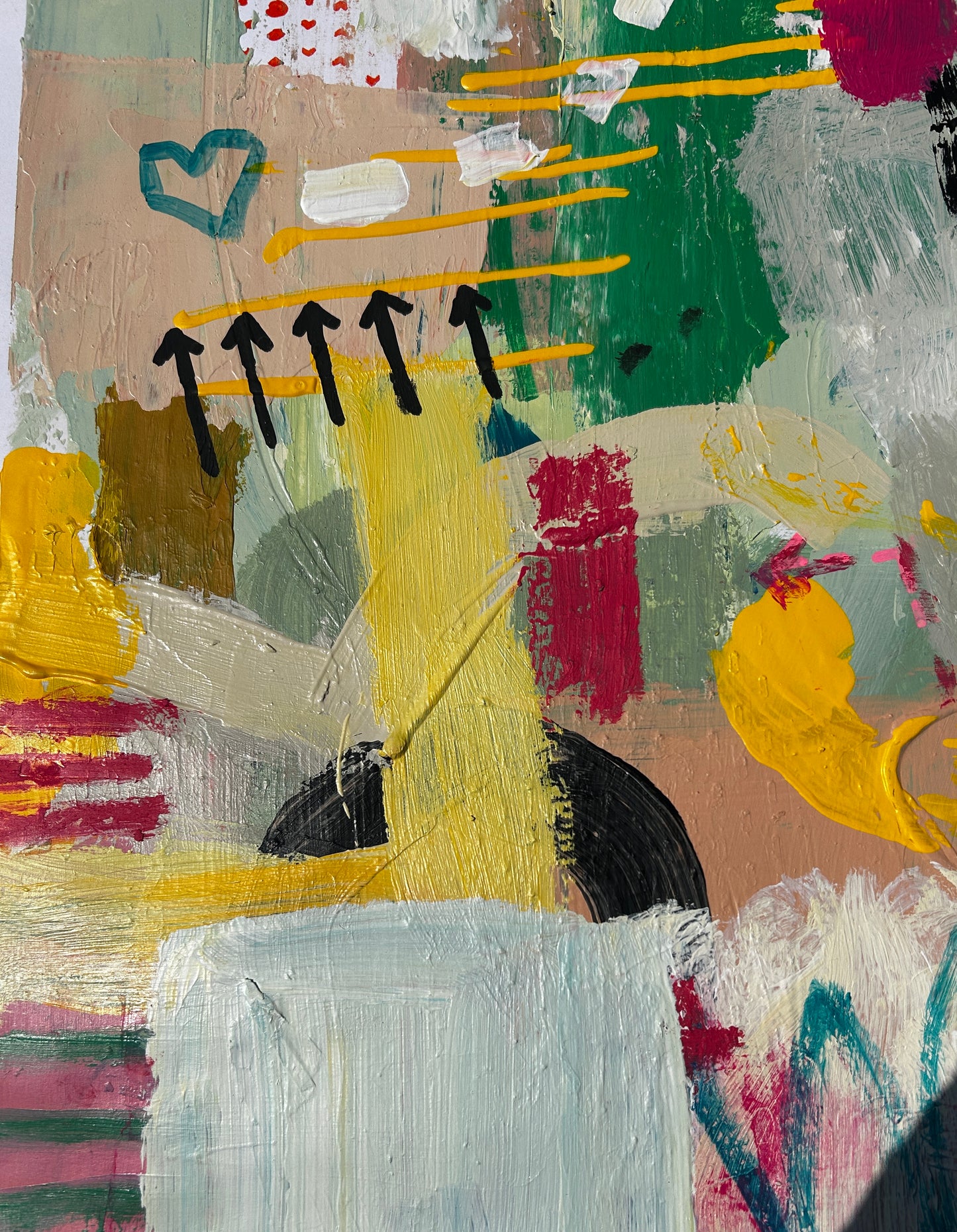 Breathe Deeper by Jenny Furman Acrylic on Linen Signed
