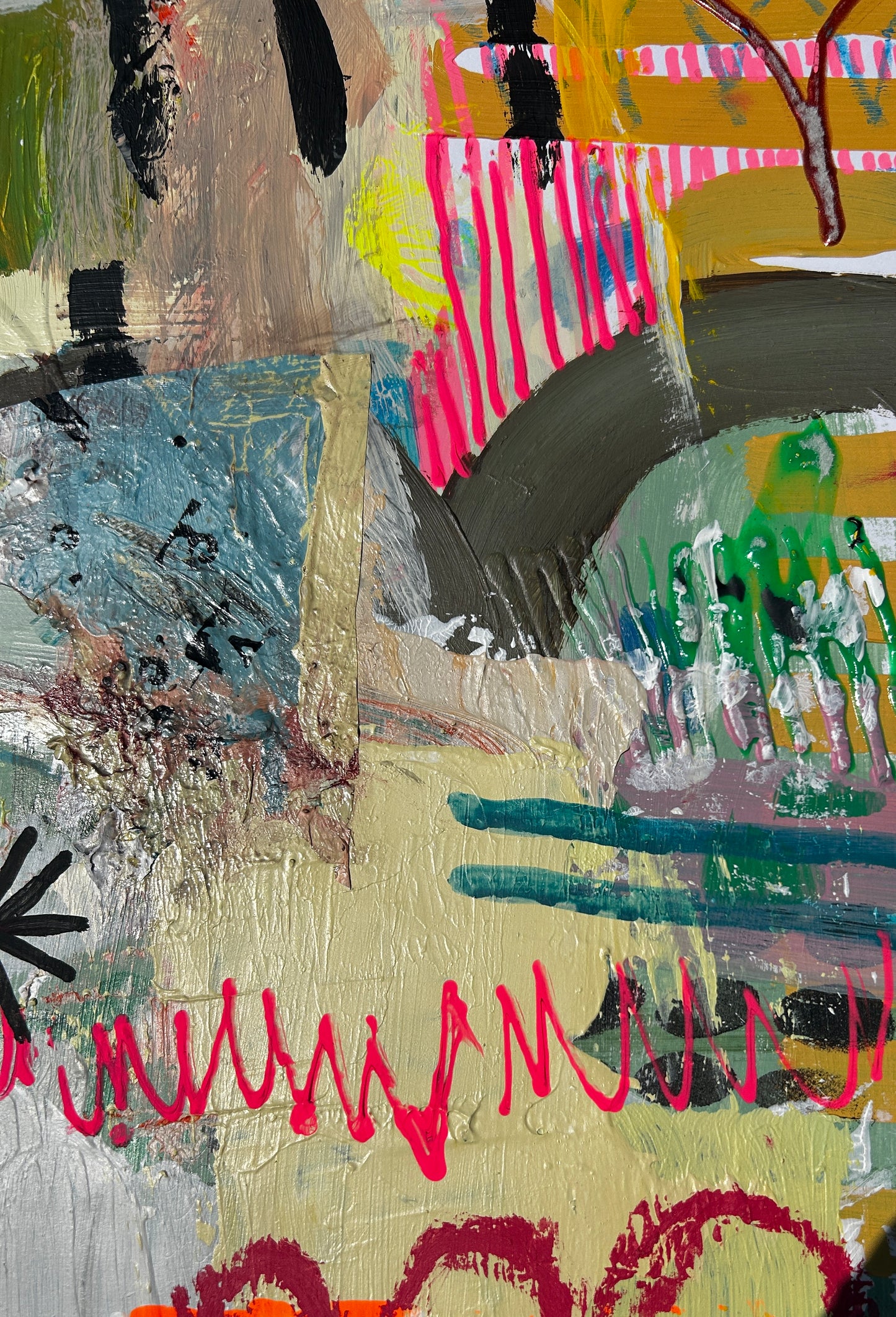 Breathe Deeper by Jenny Furman Acrylic on Linen Signed