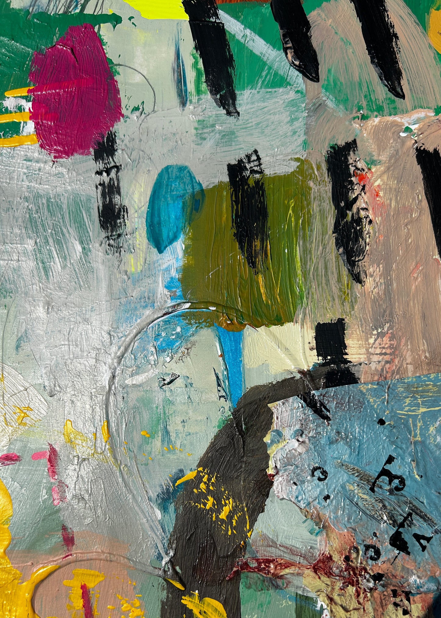 Breathe Deeper by Jenny Furman Acrylic on Linen Signed