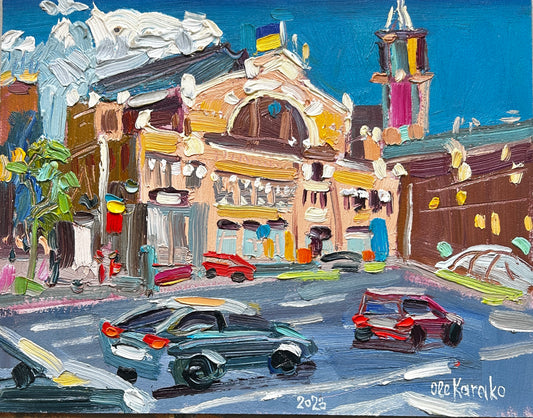 Bessarabian Market Scene by Ole Karako, Ukraine