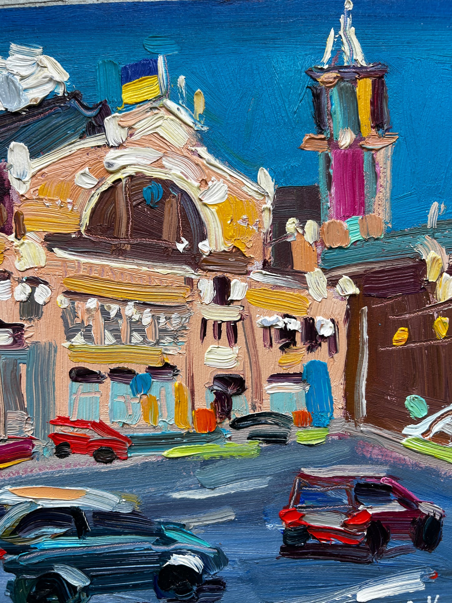 Bessarabian Market Scene by Ole Karako, Ukraine