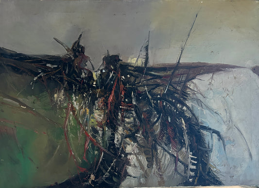 Italian Abstract by Ezio Bruzzone 1924-2015