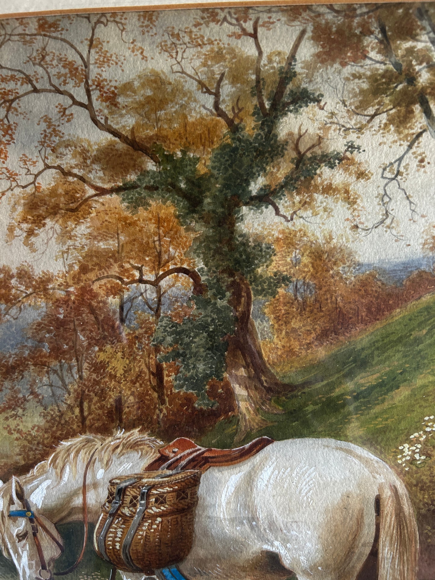 Horace Hammond (1842-1926) Orginal Watercolour Pheasant Shoot Scene