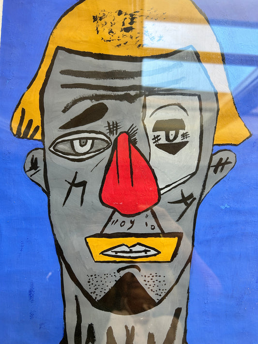 1960’s abstract male portrait by C. Frediani