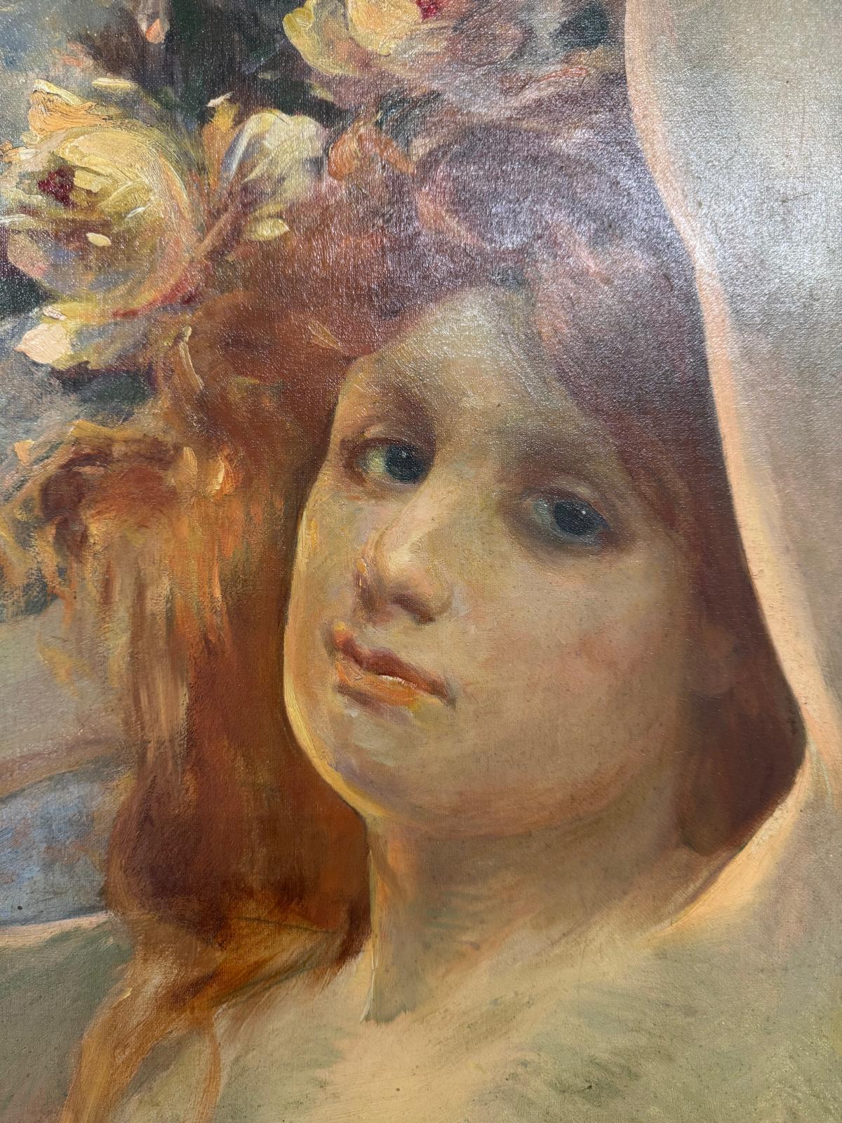 Étienne Albert Eugène Joannon-Navier (1857–1911) Belle Epoque Nude Portrait
