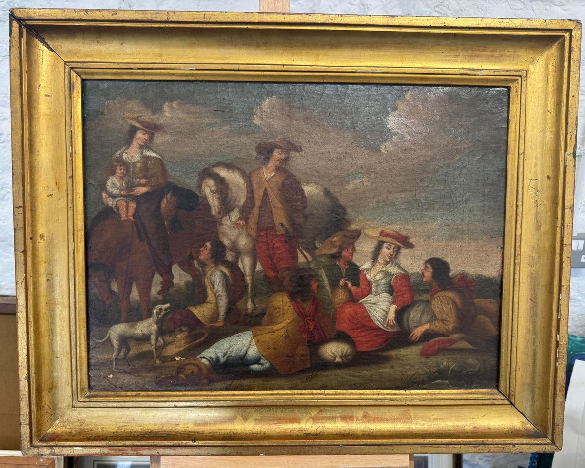 Old Master Oil on Canvas 17th Century Early 18th Century
