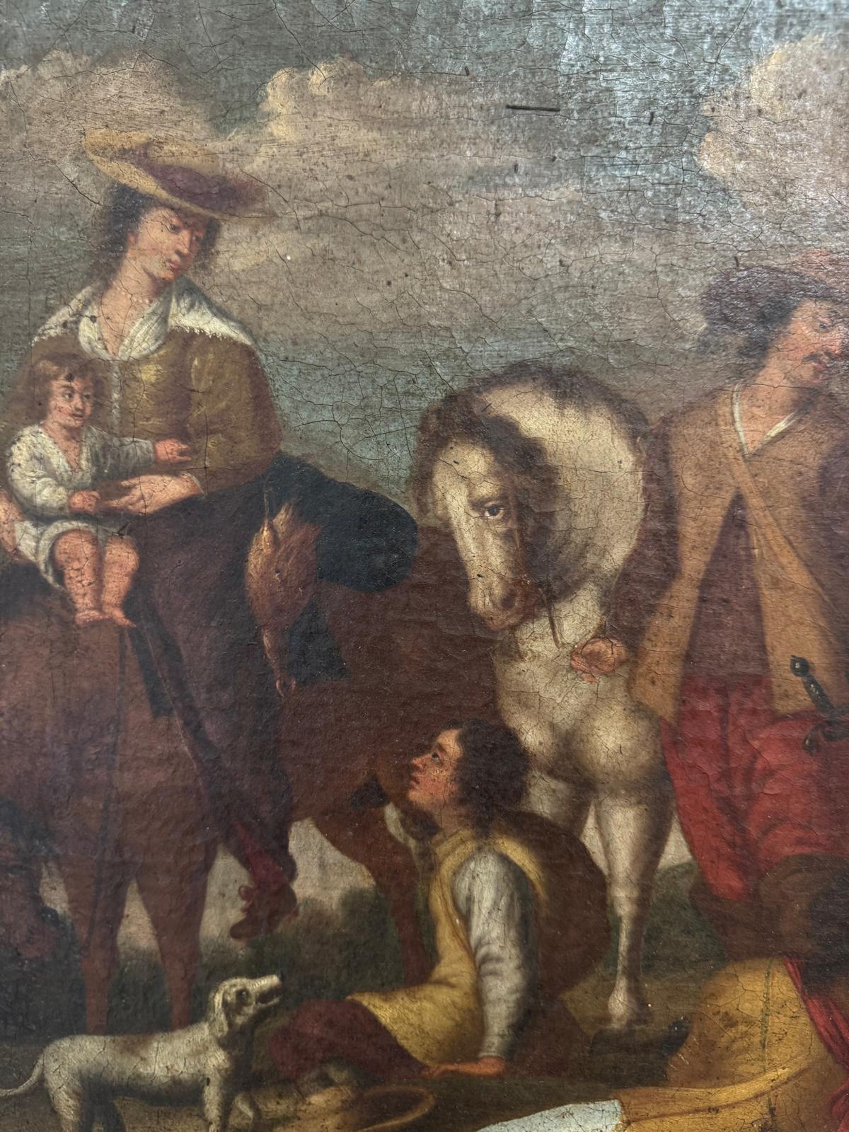 Old Master Oil on Canvas 17th Century Early 18th Century
