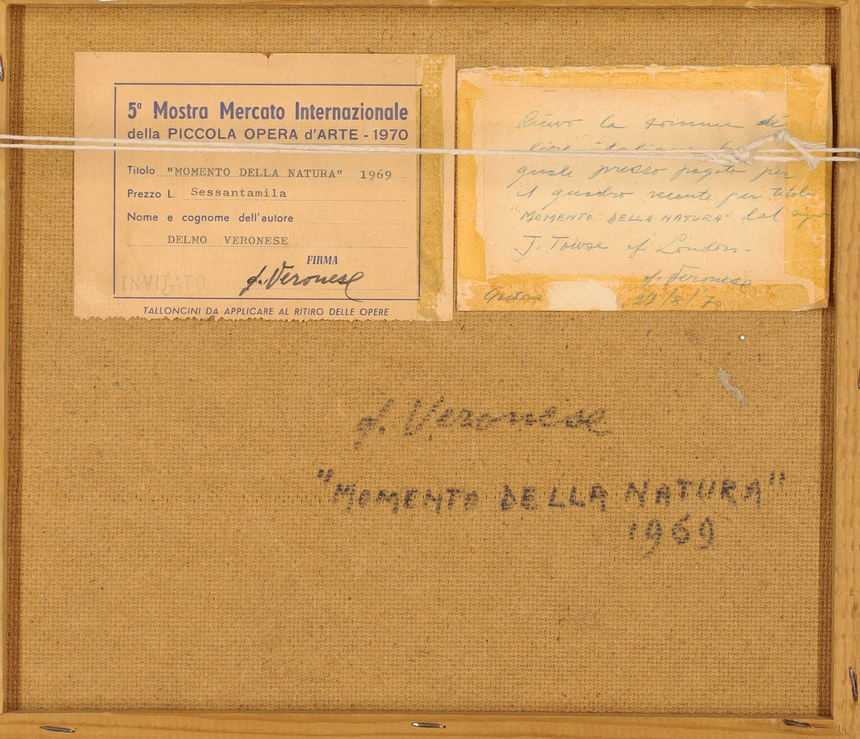 Momento Della Natura, by Delmo Veronese Italian 1969