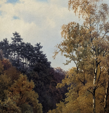 Pheasant In A Wooden Landscape