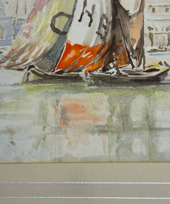 Louie Burell (1873-1971) Venice Watercolour