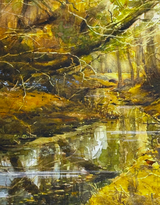 Ann Whalley Secret Waters Autumn Forest Stream