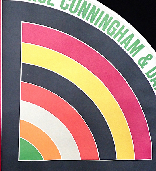 Frank Stella "Merce Cunningham Dance Company- Latin America Tour 68" signed