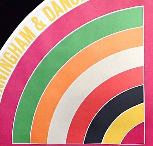 Frank Stella "Merce Cunningham Dance Company- Latin America Tour 68" signed