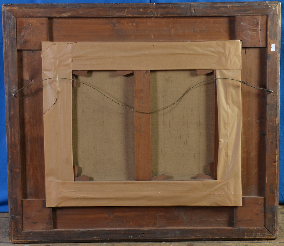 RENE LOUIS CHRETIEN (1867-1945) STILL LIFE OIL ON CANVAS IN CARVED PRESENTATION FRAME