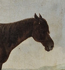 Dutch Oil on Canvas Dated 1844 Pastoral Scene