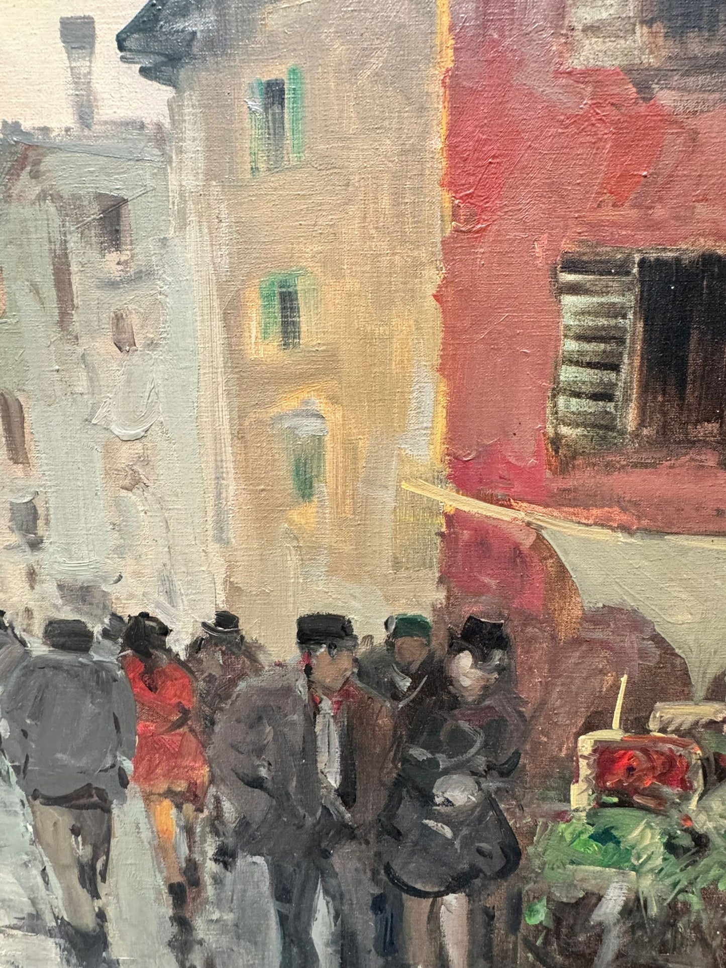 Post Impressionist Mid Century Italian School Venice Scene