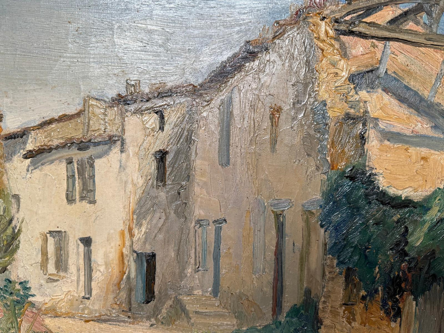 Early 20th Century Tuscan Village Scene