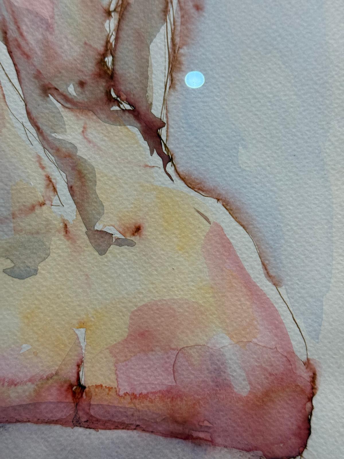 "Penny" Female Nude Watercolour by Katie Naroznik