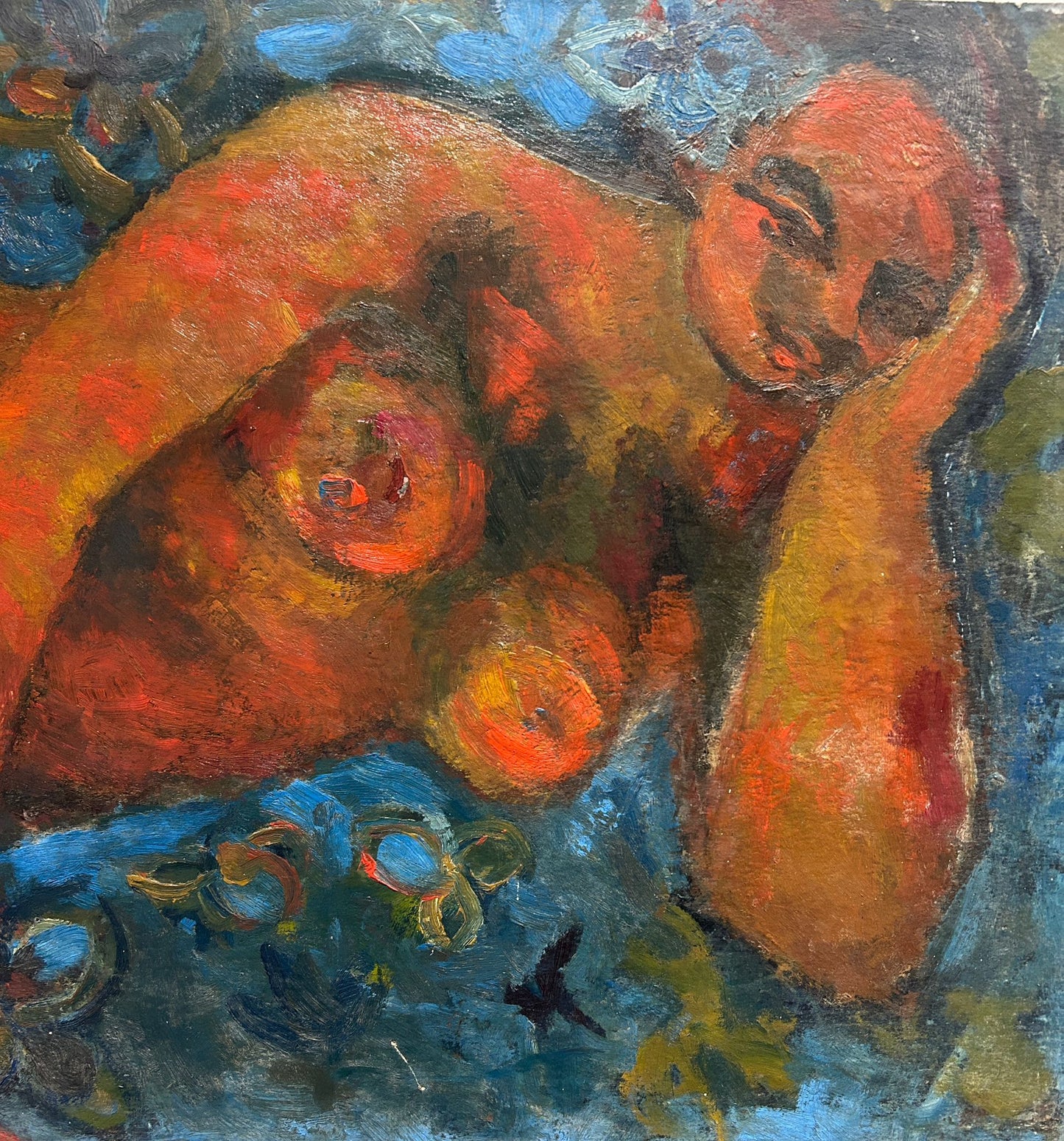 Mid Century Reclining Female Nude