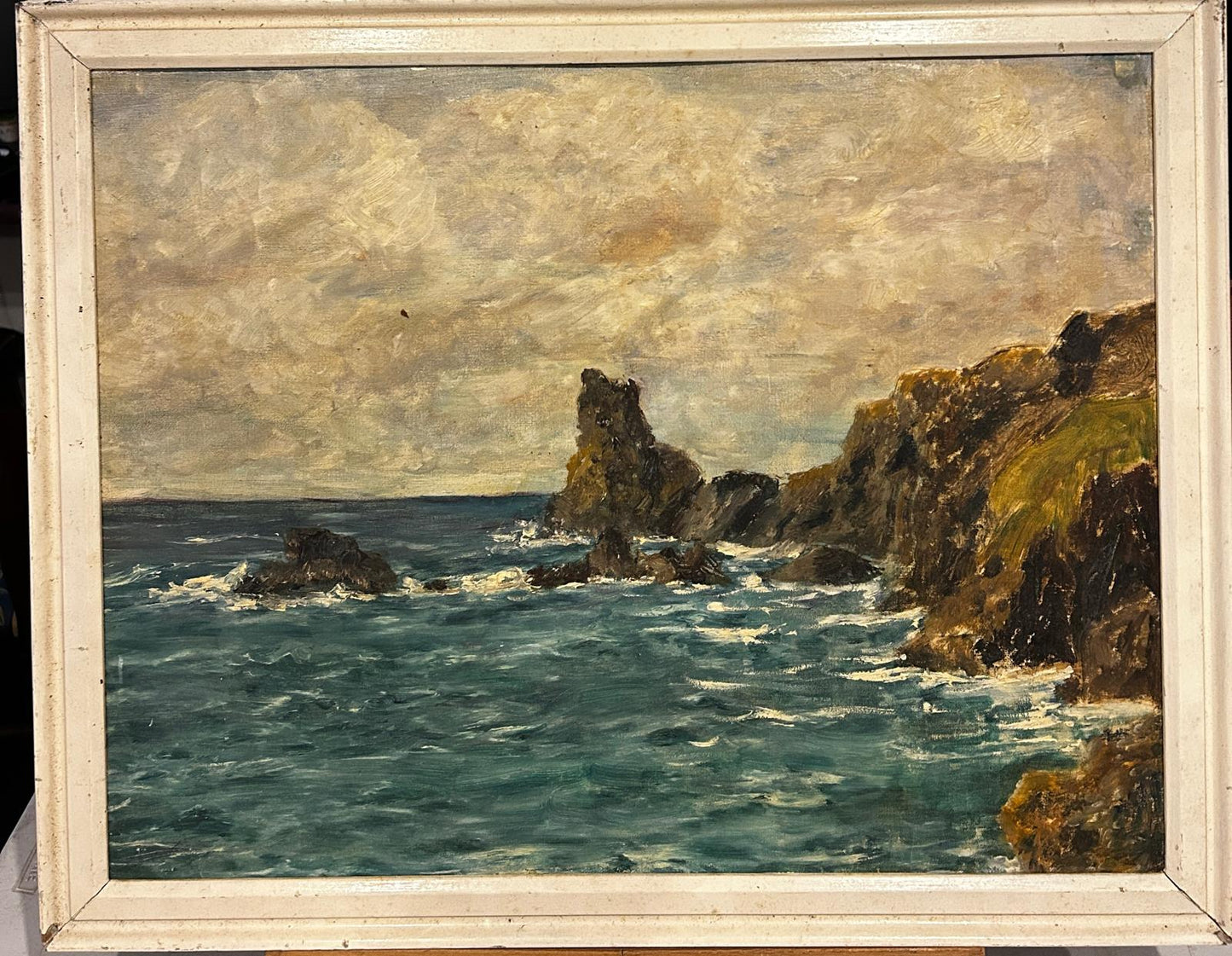 Mid 20th century Sea Scape of Brittany Coast