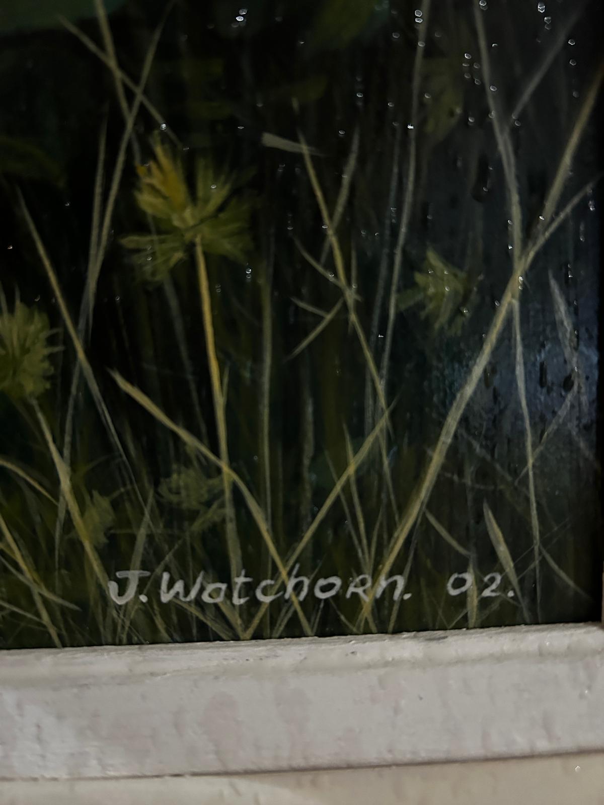 John Wachorn oil Painting of a Woodland Squirrel