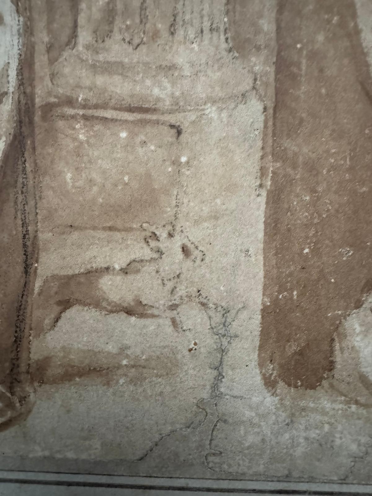 OLD MASTER DRAWING 17TH CENTURY ANTHONY VAN DYKE? - LAID ONTO BACKING SHEET