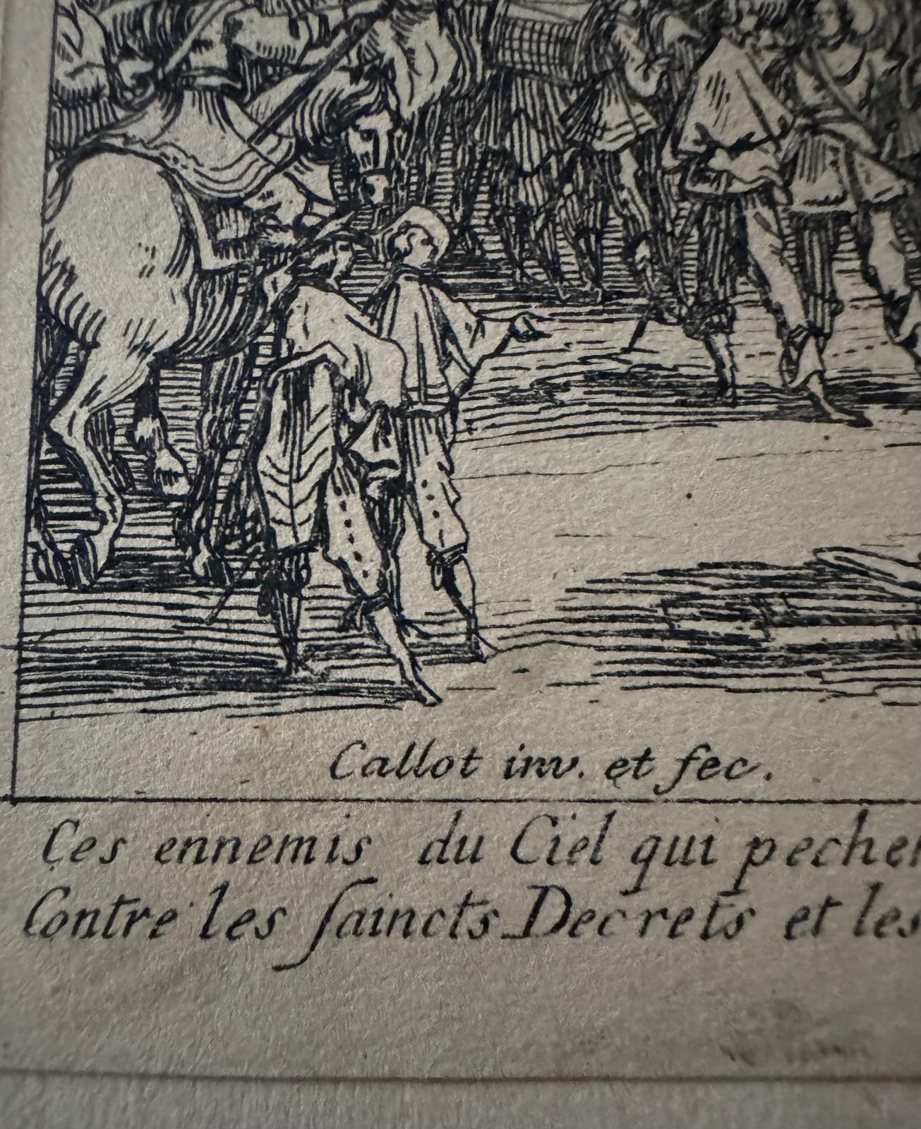 CALLOT, Jacques (1592-1635).Les Grandes Misères de la Guerre (The Miseries and Misfortunes of War).