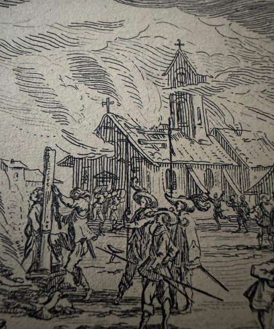 CALLOT, Jacques (1592-1635).Les Grandes Misères de la Guerre (The Miseries and Misfortunes of War).