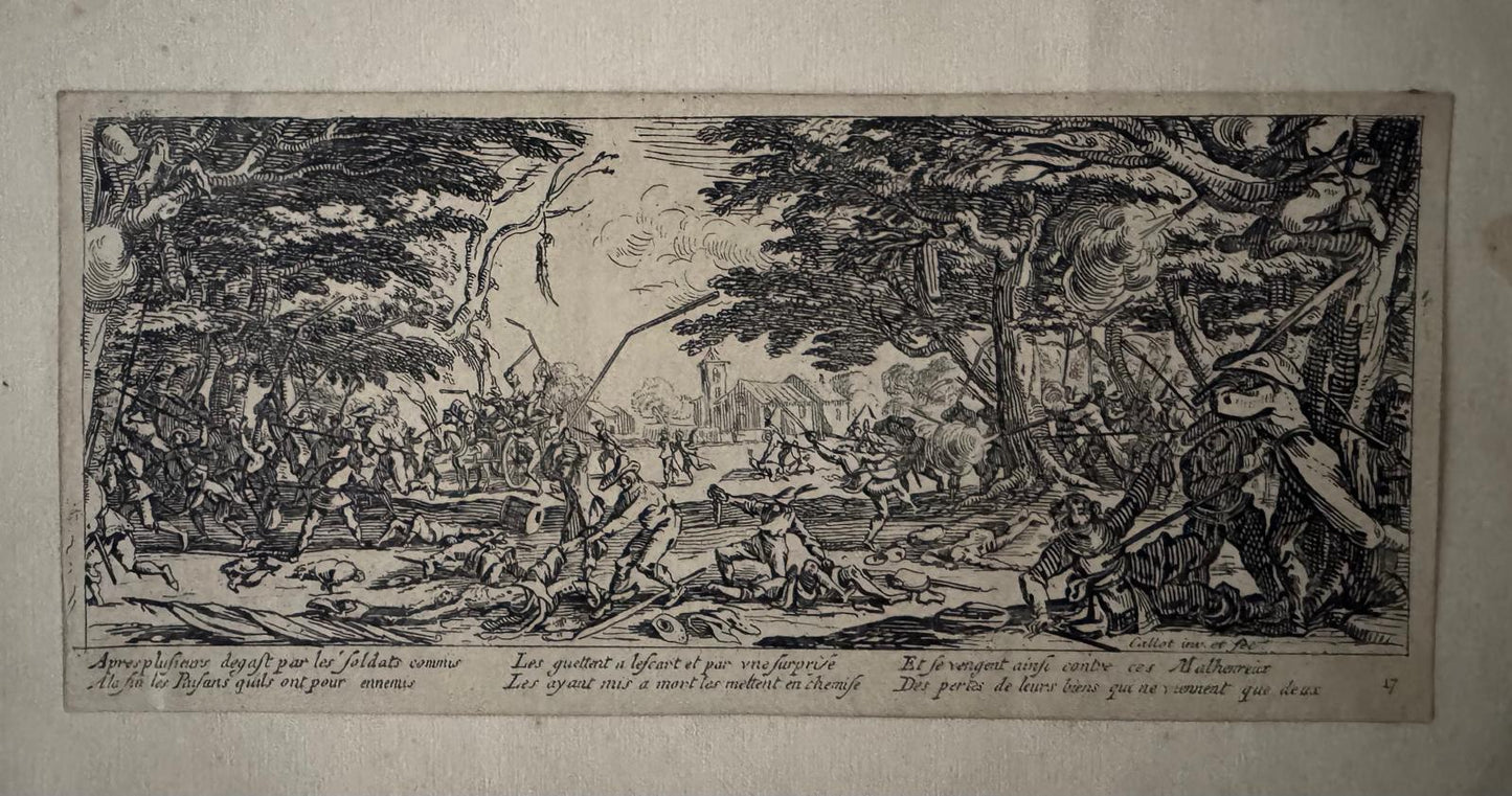 CALLOT, Jacques (1592-1635).Les Grandes Misères de la Guerre (The Miseries and Misfortunes of War).