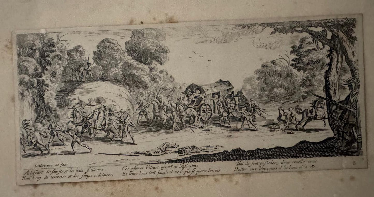CALLOT, Jacques (1592-1635).Les Grandes Misères de la Guerre (The Miseries and Misfortunes of War).
