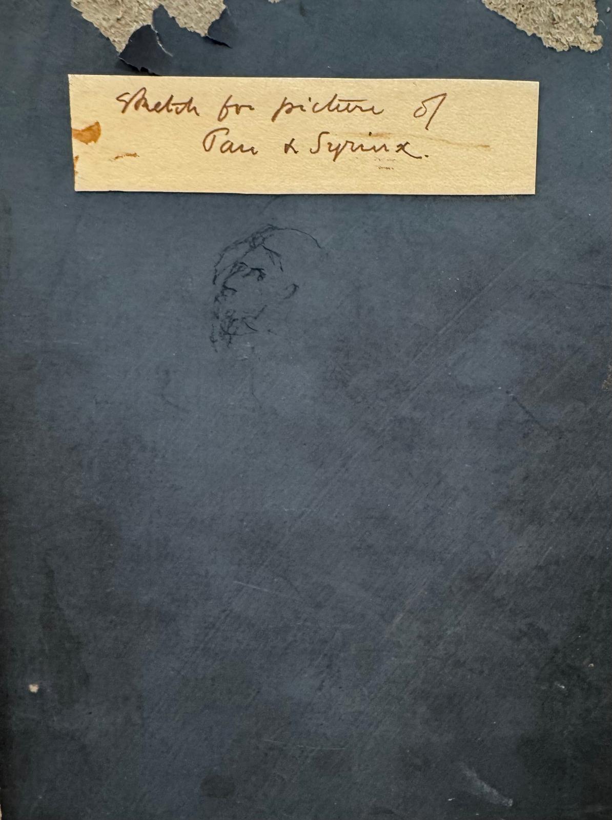 19th Century Oil on Board Study for Possibly 'Will o the Wisp'