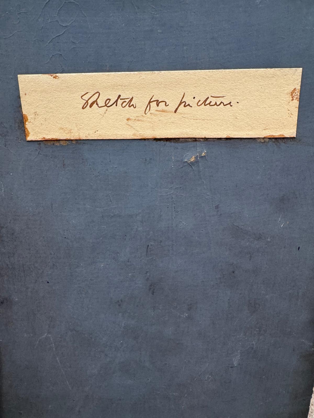 Late 19th Century Oil on Board Study for Possibly 'Will o the Wisp'