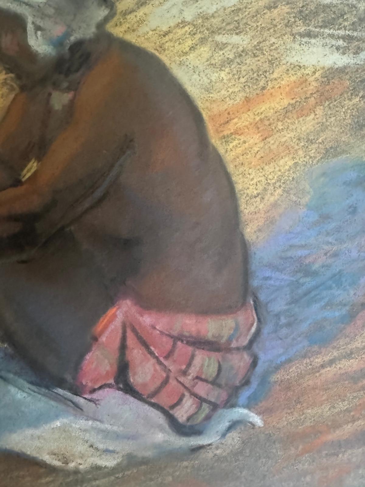 Mid Century Male Portrait by Frederick William George