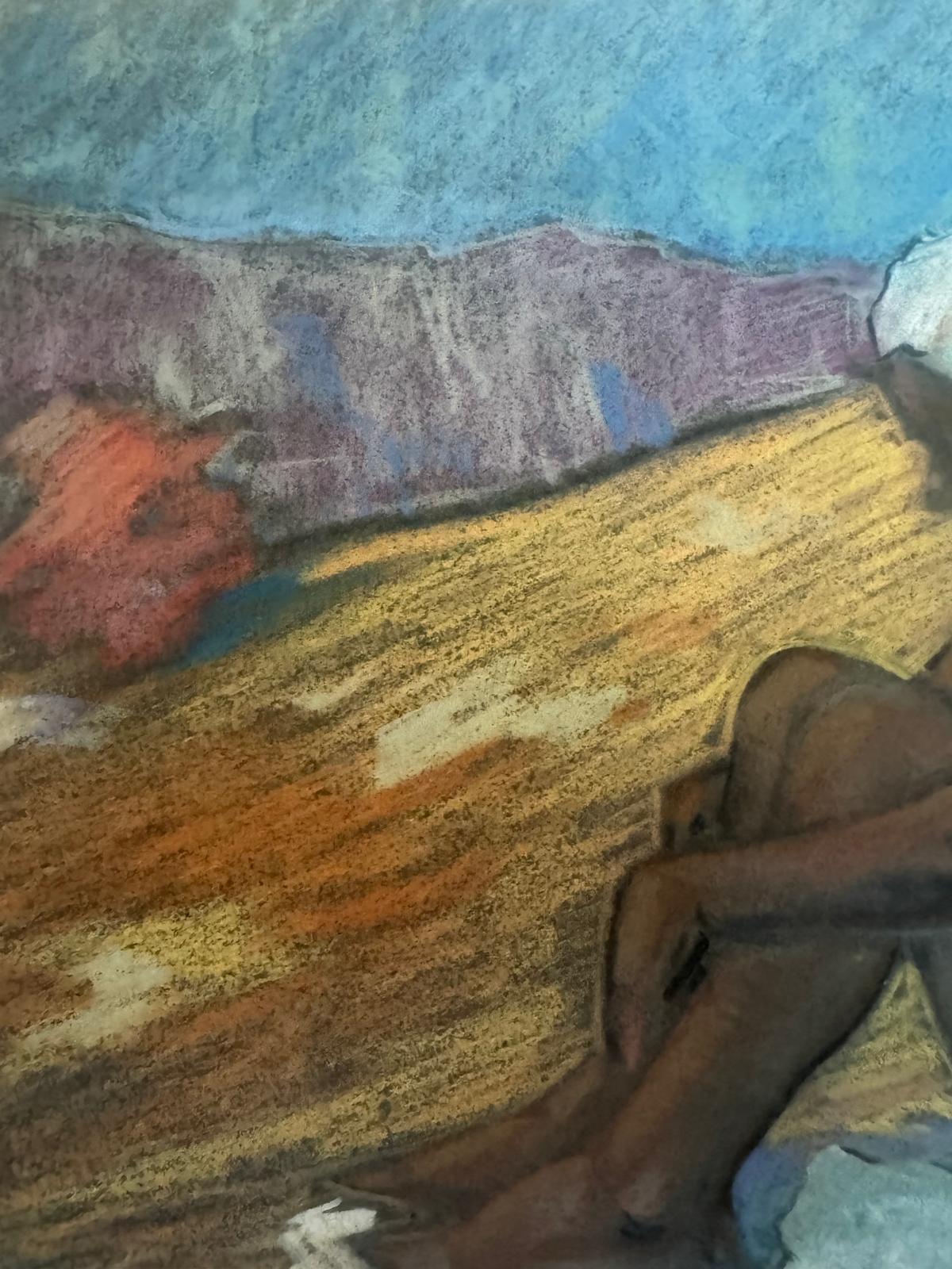 Mid Century Male Portrait by Frederick William George
